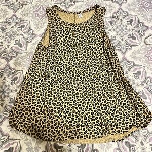 Old Navy Animal Print Top
